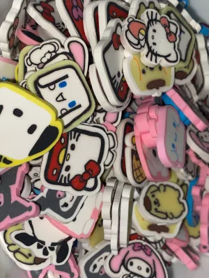 4cm flex clay flatback charms