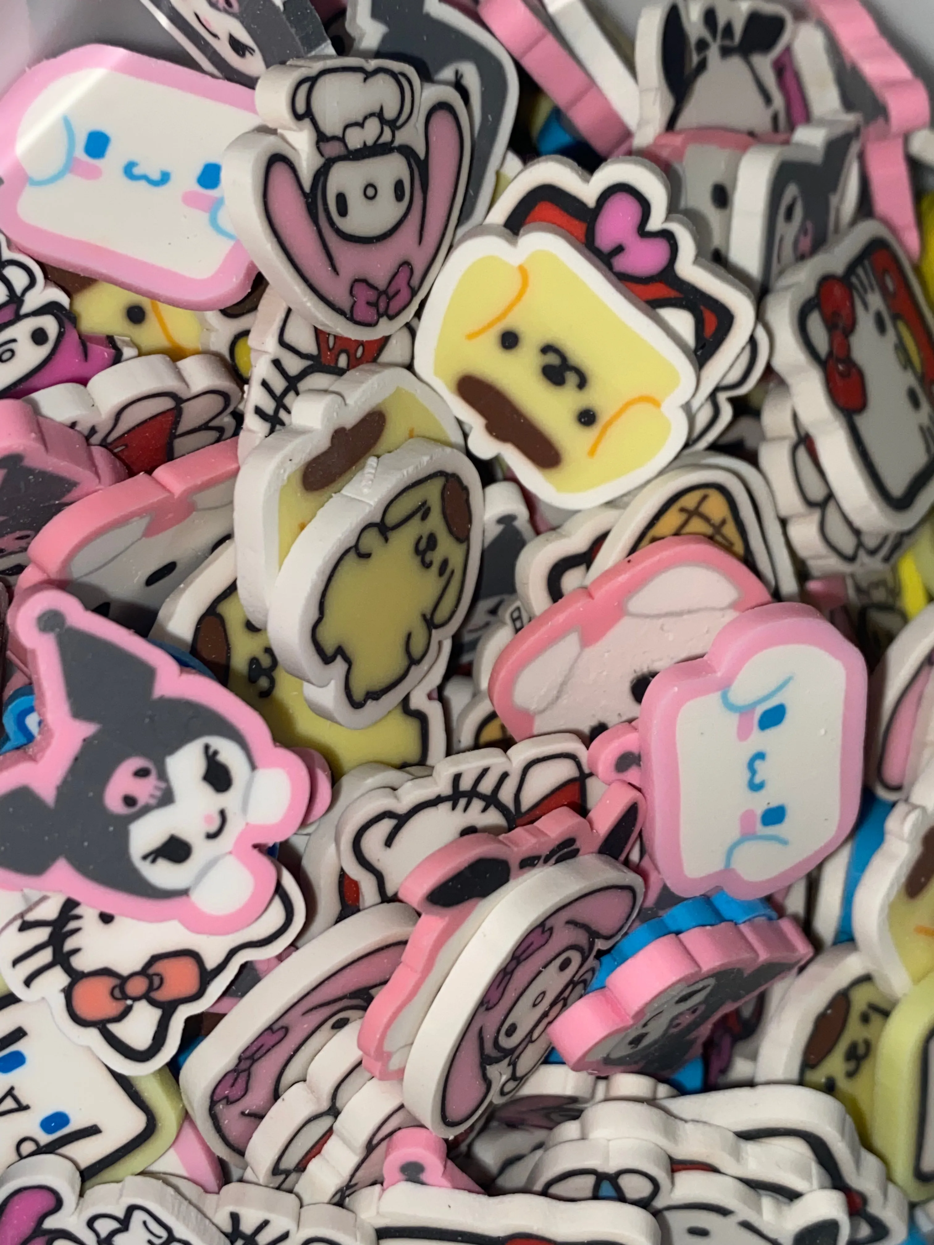 4cm flex clay flatback charms