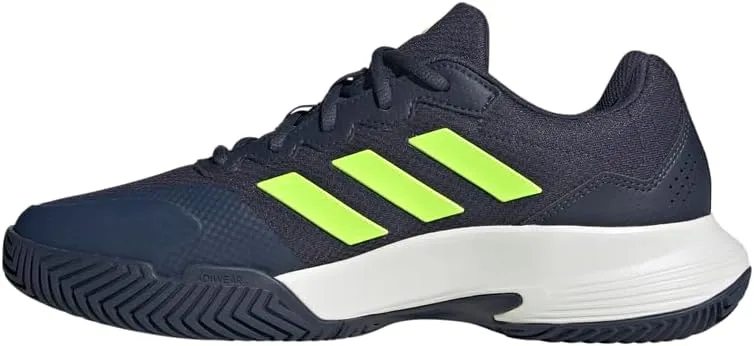 adidas Mens Gamecourt 2 Tennis Sneakers Shoes - Blue