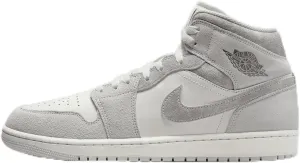 Air Jordan 1 Mid SE Men's Shoes (FQ7720-002, Neutral Grey/Sail/Smoke Grey) Size 7.5