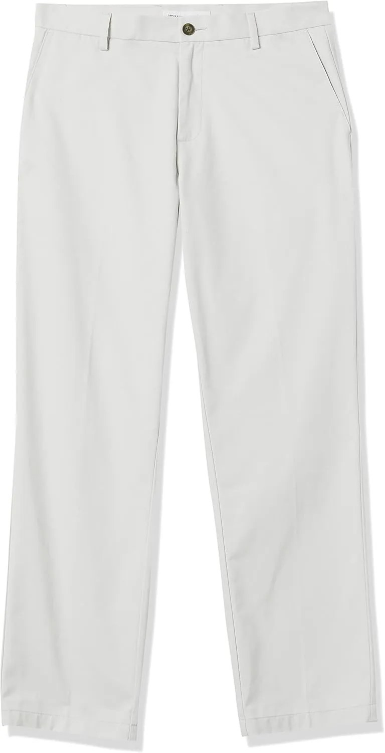 Amazon Essentials Men's Classic-Fit Wrinkle-Resistant Flat-Front Chino Pant (Available in Big & Tall)