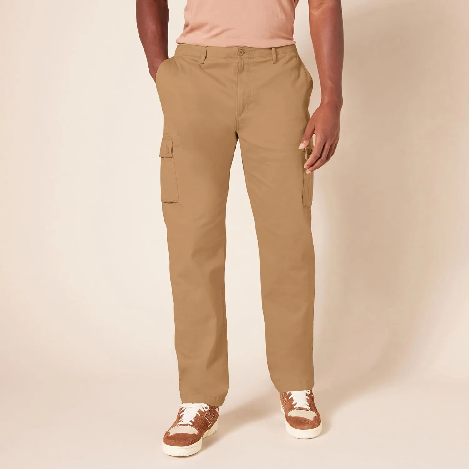 Amazon Essentials Men's Straight-Fit Stretch Cargo Pant (Available in Big & Tall)