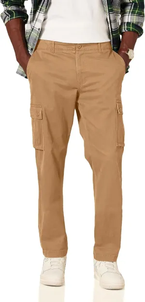 Amazon Essentials Men's Straight-Fit Stretch Cargo Pant (Available in Big & Tall)