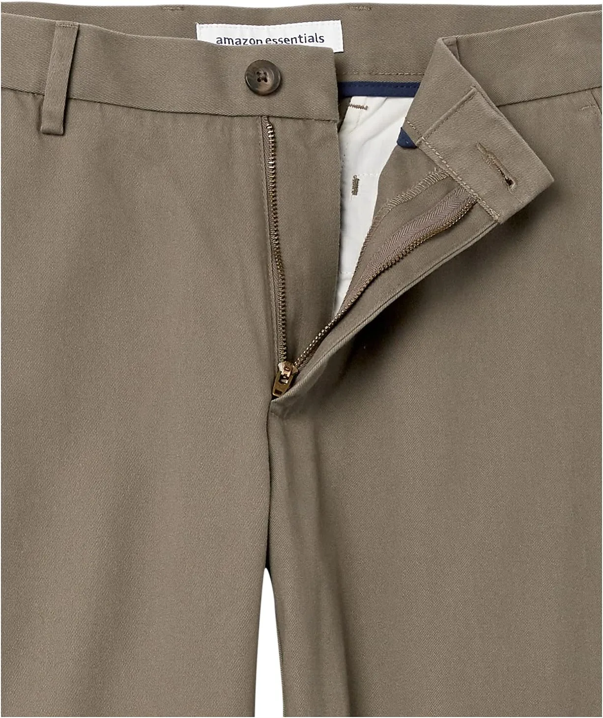 Amazon Essentials Men's Straight-Fit Wrinkle-Resistant Flat-Front Chino Pant