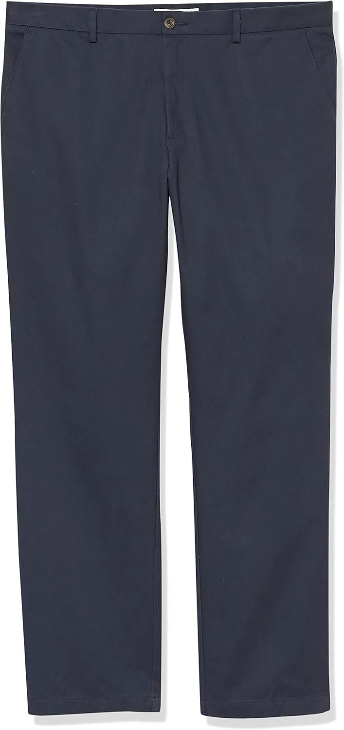 Amazon Essentials Men's Straight-Fit Wrinkle-Resistant Flat-Front Chino Pant