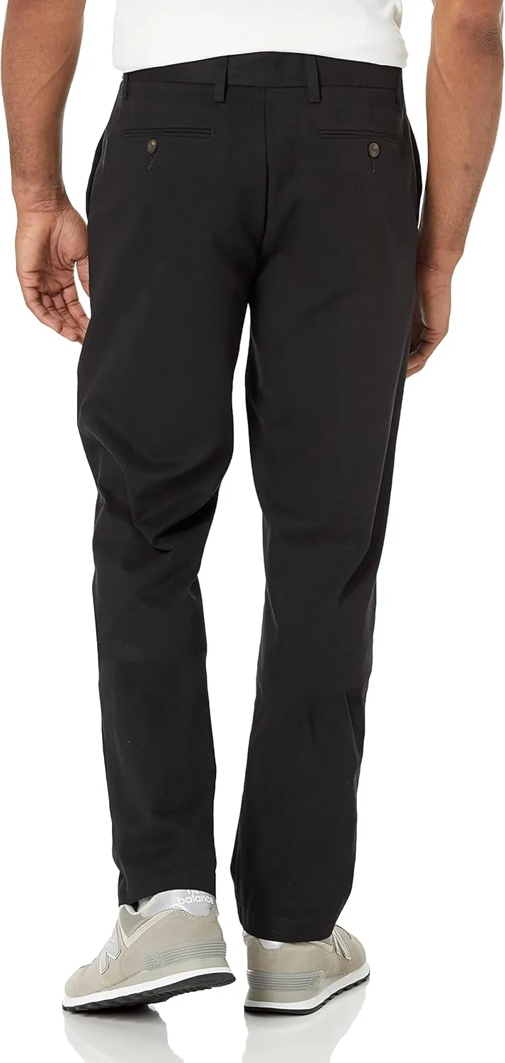 Amazon Essentials Men's Straight-Fit Wrinkle-Resistant Flat-Front Chino Pant