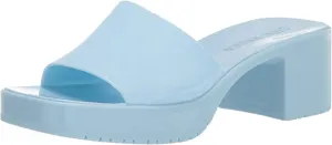 Blue Huge reduction Harlin Steve Single Open Toe Best-in-class Strap Madden Sandal Heeled Rounded Slide-On