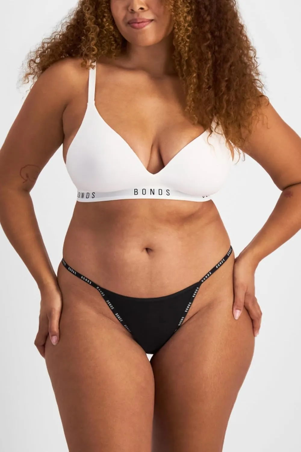 Bonds G Icons String Thong Underwear in Cotton-Rich Blend for Women, 3-Pack