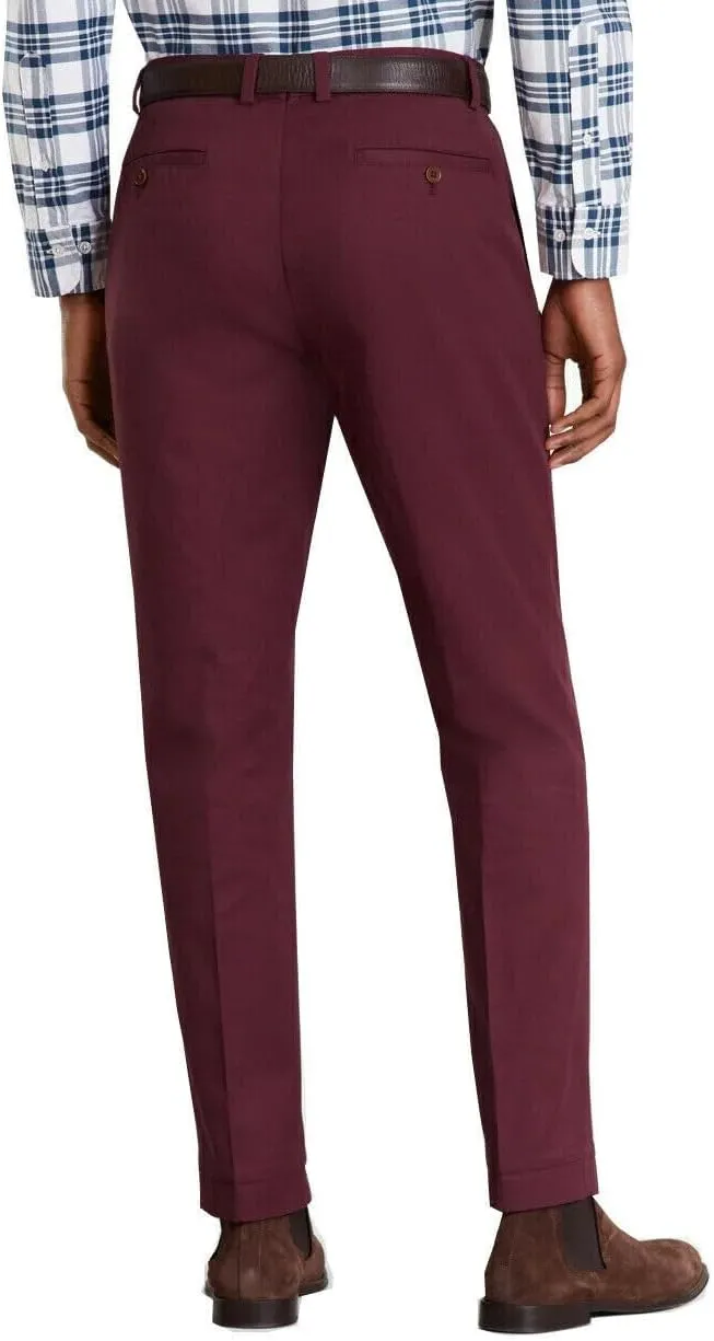 Brooks Brothers Men's Clark Fit Supima Cotton Blend Twill Chino Pants,