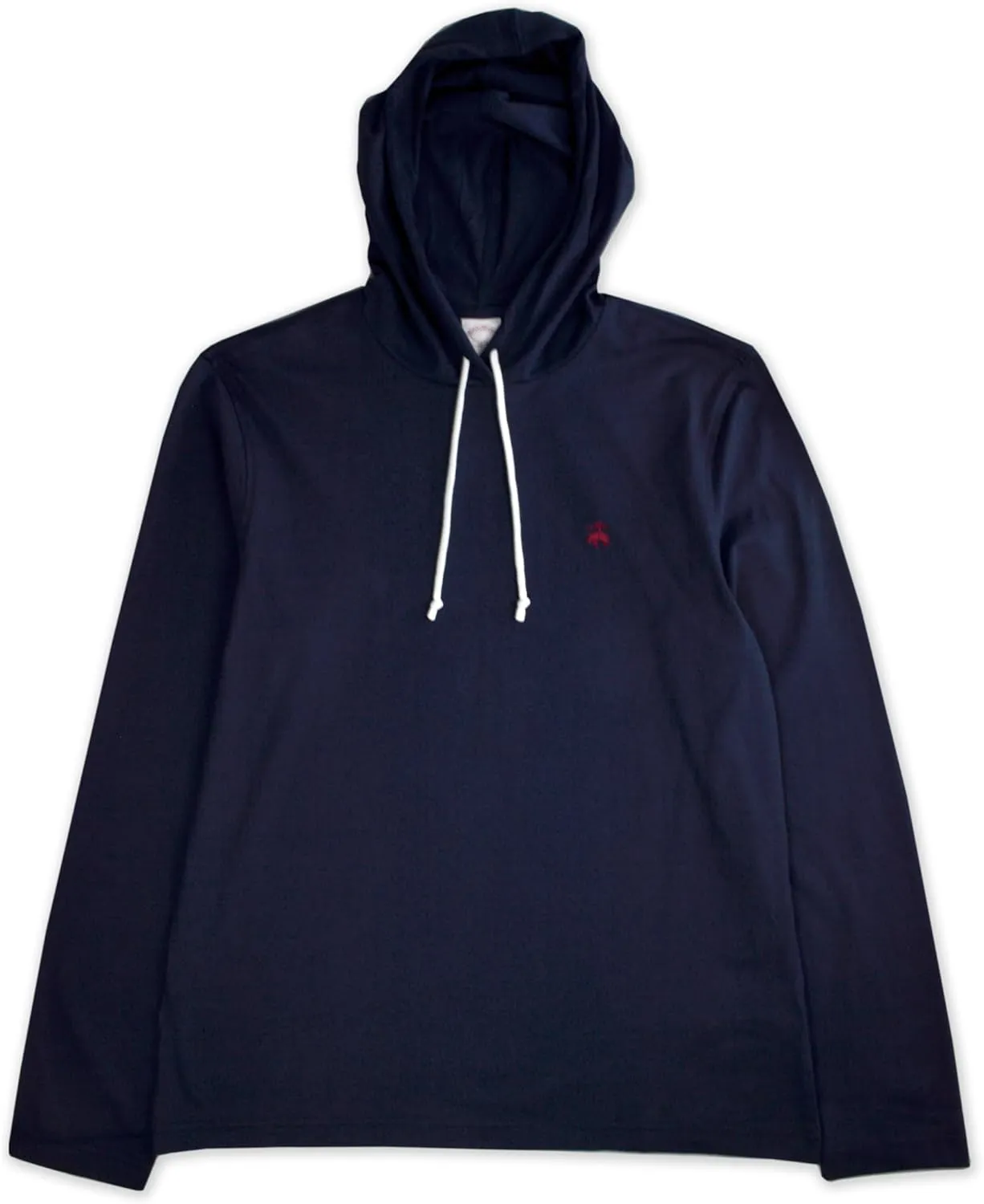 Brooks Brothers Mens Original Fit All Cotton L/S Hooded Shirt,