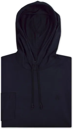 Brooks Brothers Mens Original Fit All Cotton L/S Hooded Shirt,
