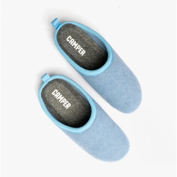 Camper WABI Womens Mule Slippers Pastel Blue