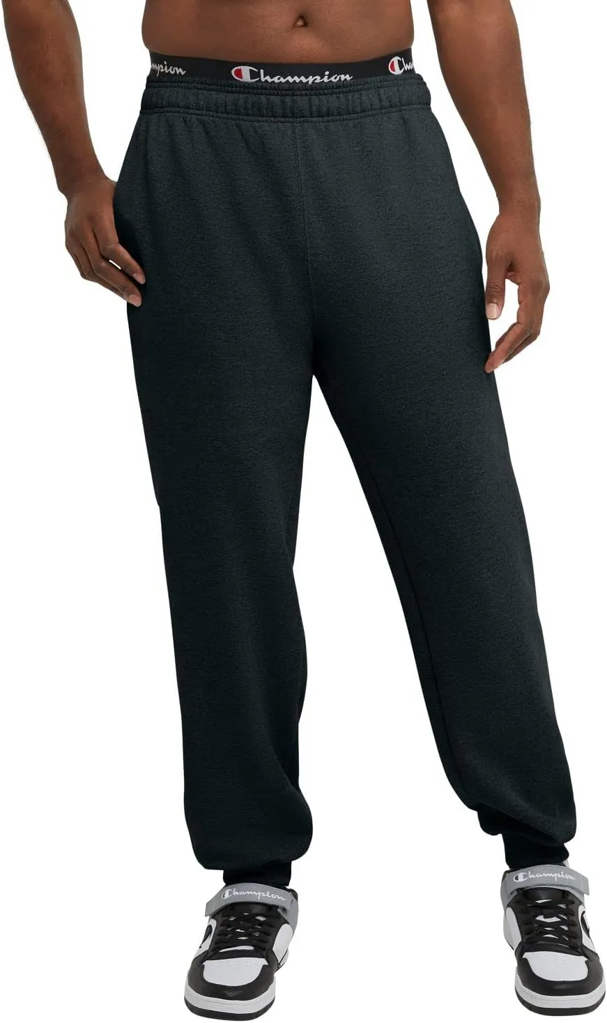 Champion Men's Powerblend, Fleece Jogger Sweatpants (Regular and Big & Tall)