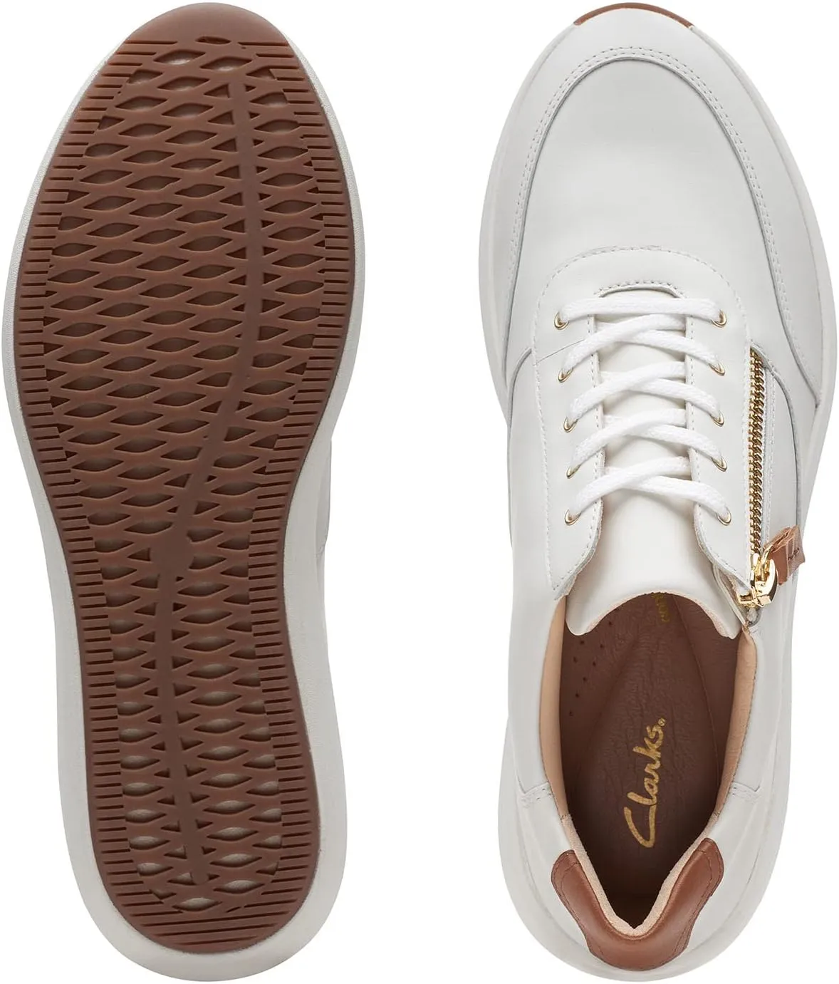 Clarks Women's Un Rio Zip Sneaker