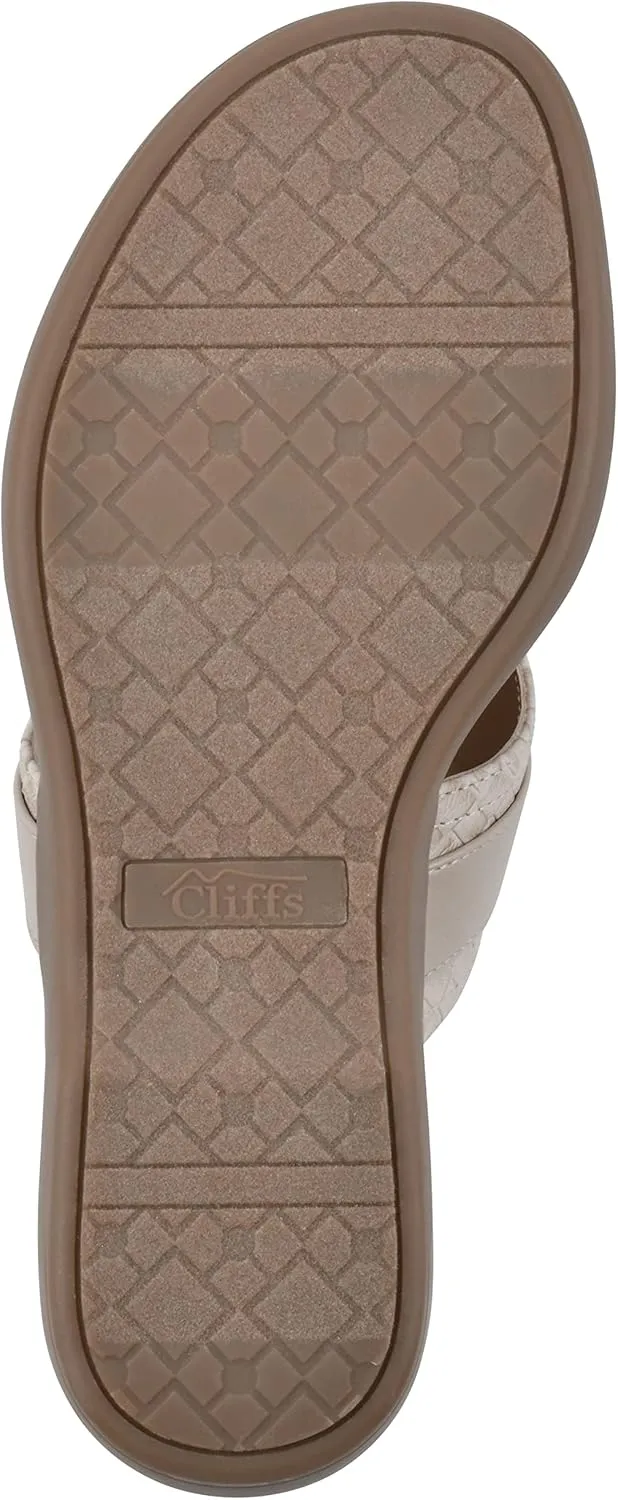 CLIFFS BY WHITE MOUNTAIN Women's Benedict Mini Wedge Sandal