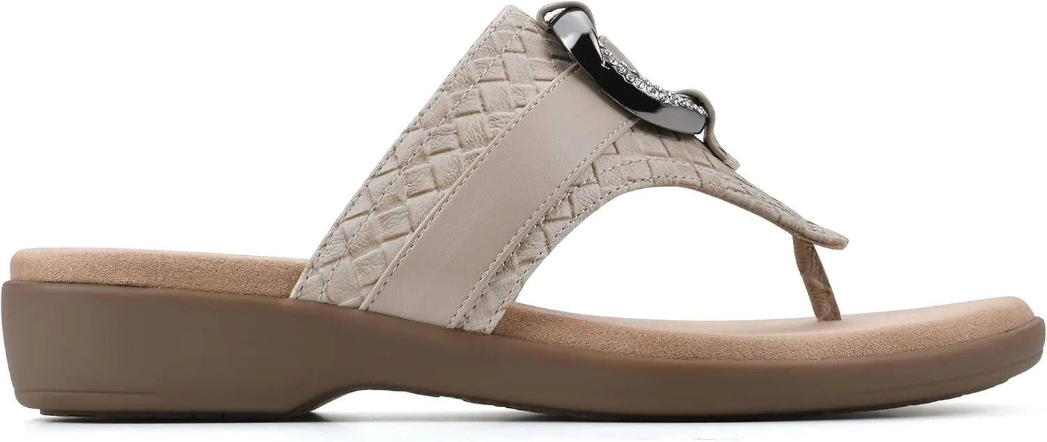 CLIFFS BY WHITE MOUNTAIN Women's Benedict Mini Wedge Sandal