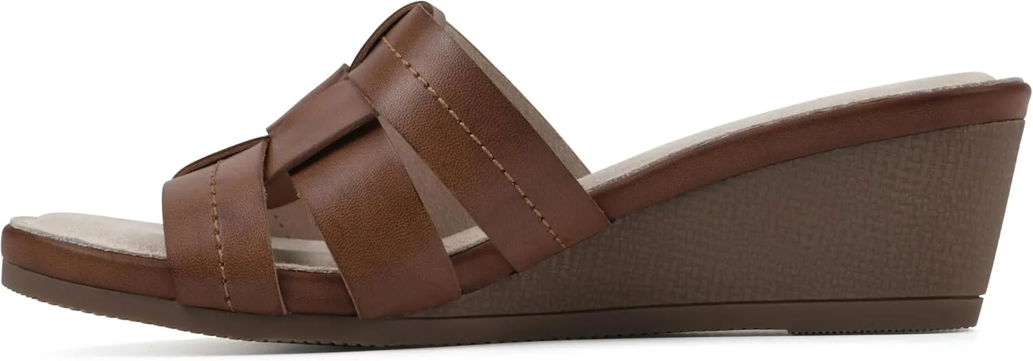 CLIFFS BY WHITE MOUNTAIN Women's Candyce Wedge Sandal
