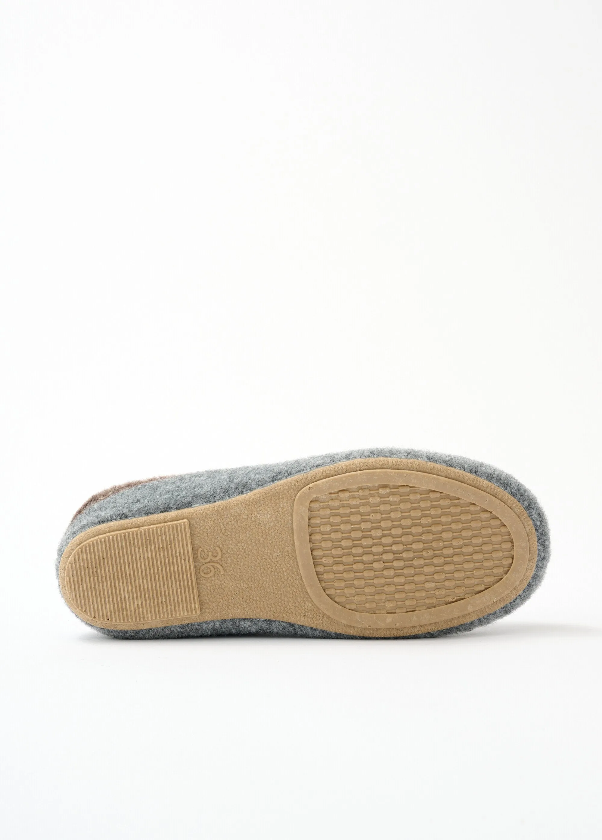 Comfort width wedge mule slippers