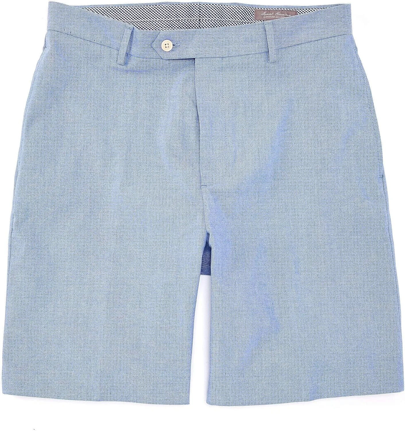 Cremieux Daniel Signature Classic-Fit Flat-Front Solid Oxford 9" Shorts S95HT301