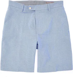 Cremieux Daniel Signature Classic-Fit Flat-Front Solid Oxford 9" Shorts S95HT301