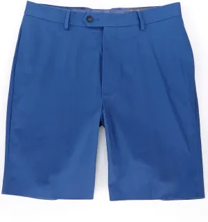 Cremieux Daniel Signature Classic-Fit Flat-Front Solid Shorts S95HT201 (MED Blue, 36)