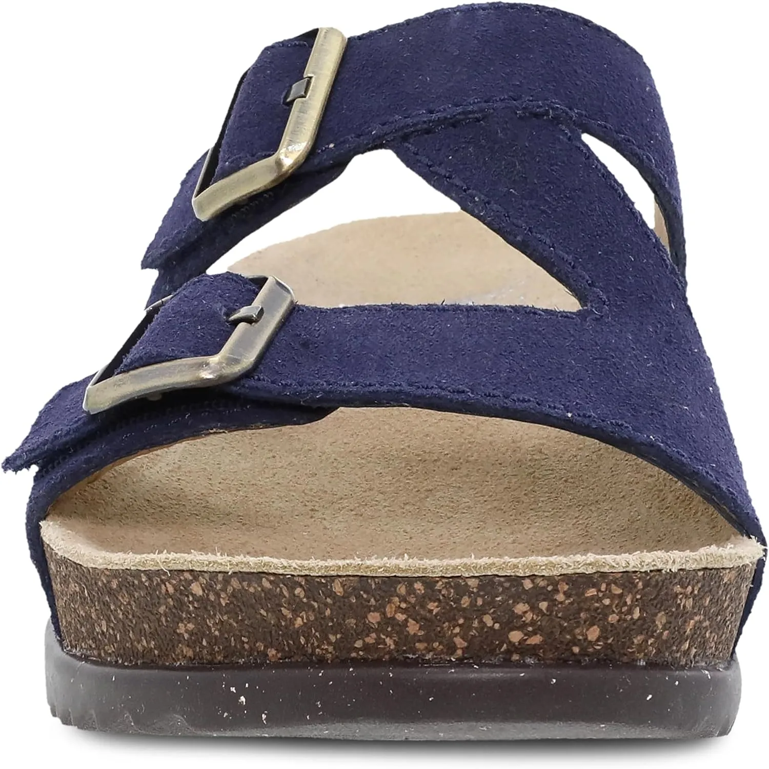 Dansko Dayna Double Buckle, Slip-On Sandal for Women - Cushioned Cork Midsole for Comfort and Shock Absorption - Vibram ECOSTEP EVO Rubber Outsole for Long-Lasting Wear