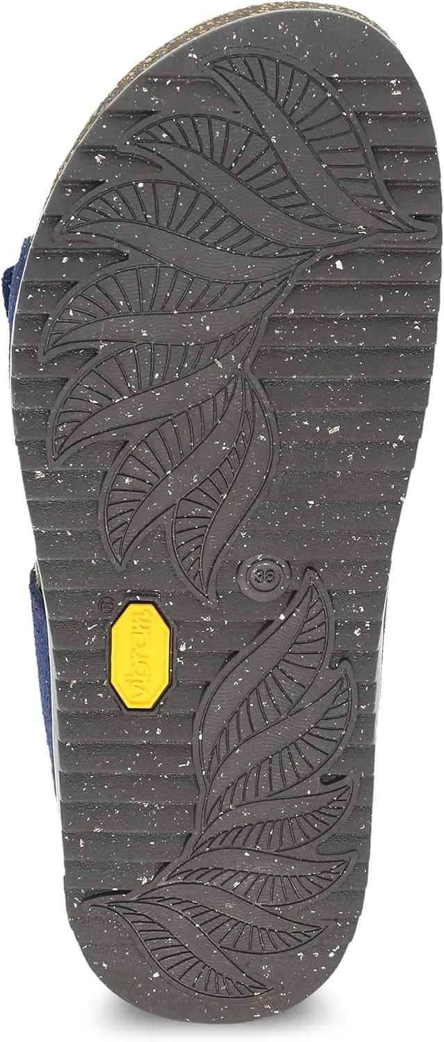 Dansko Dayna Double Buckle, Slip-On Sandal for Women - Cushioned Cork Midsole for Comfort and Shock Absorption - Vibram ECOSTEP EVO Rubber Outsole for Long-Lasting Wear