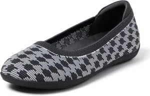 Dearfoams Women's Misty Fashion Casual Slip on - Ballet Flat with Breathability, Comfort, and Arch Support