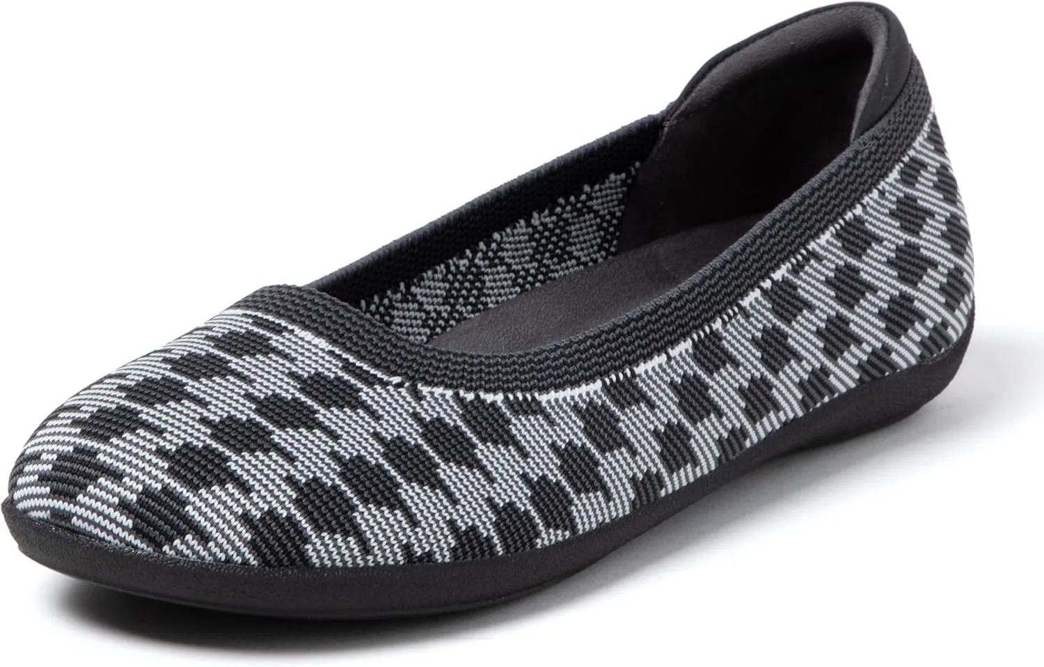 Dearfoams Women's Misty Fashion Casual Slip on - Ballet Flat with Breathability, Comfort, and Arch Support