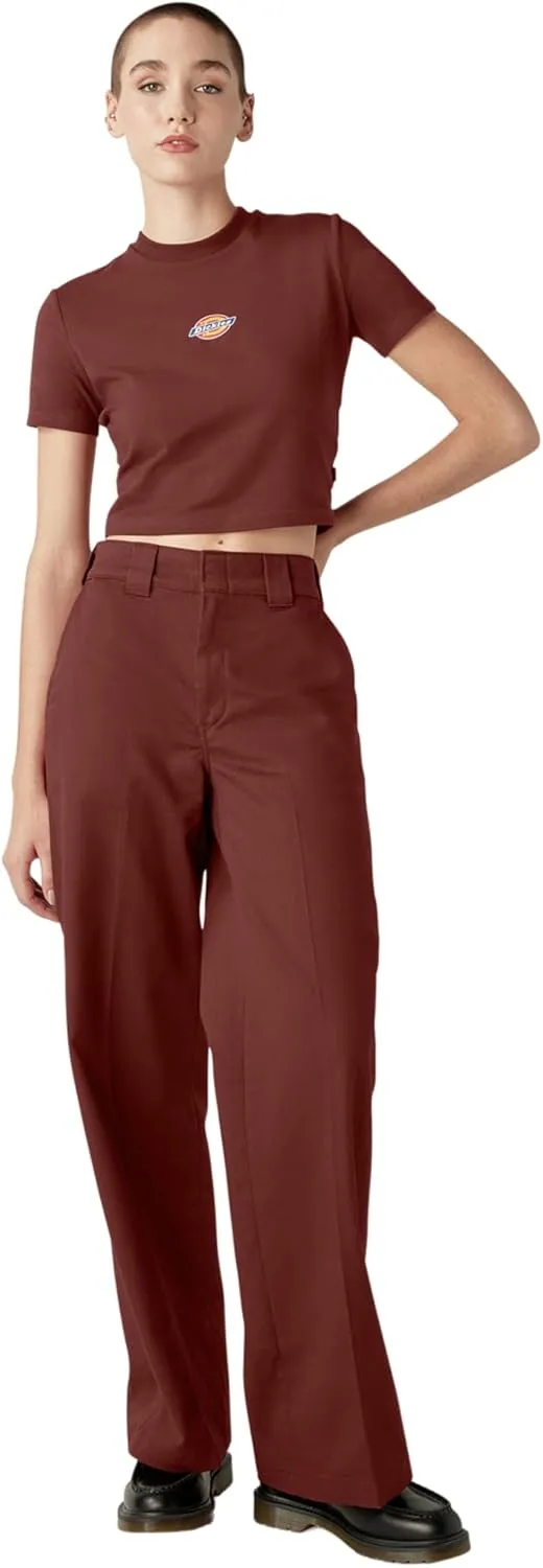 Dickies Womens Regular Fit Wide Leg Work Pants
