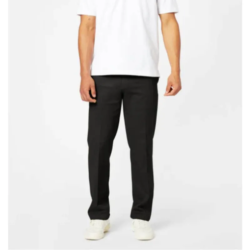 Dockers Men's Easy Stretch Straight Fit Black Dress Pants
