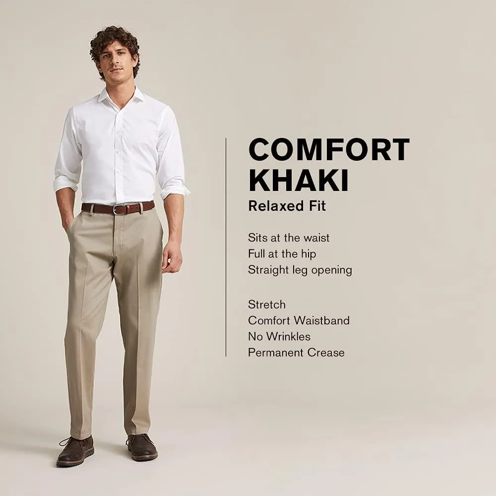 Dockers Men's Relaxed Fit Comfort Khaki Pants