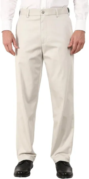 Dockers Men's Relaxed Fit Comfort Pants, Porcelain Khaki, 32W x 32L