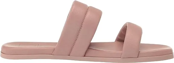 Dolce Bestseller bargain Sandals Open Leather While supplies last Rose Adore Toe Strappy Vita Squared On Slides Slip