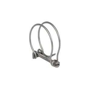 Double Wire Clips - Fits Flexible Hose 12-38mm (0.5"-1.5")