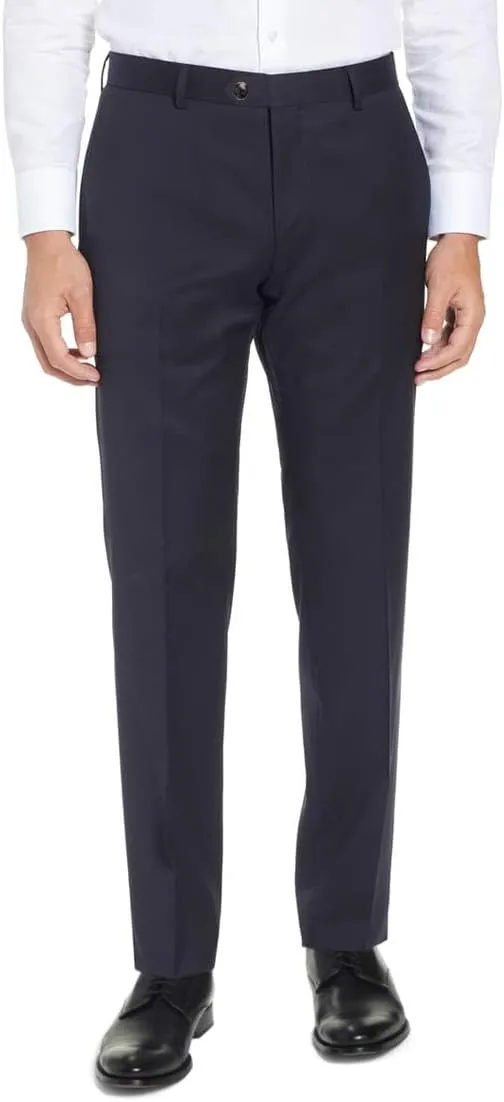 DTI Men's Classic Fit 2 Button Classic Fit Business Suit Two Piece Blazer Pant