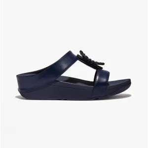 FitFlop LULU CRYSTAL Womens H-Bar Sandals Midnight Navy