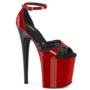 FLAMINGO-884 - Red-Black Heels