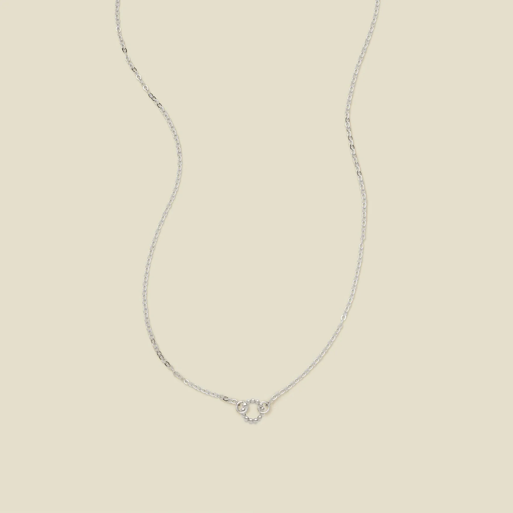 Flat Cable Charm Necklace