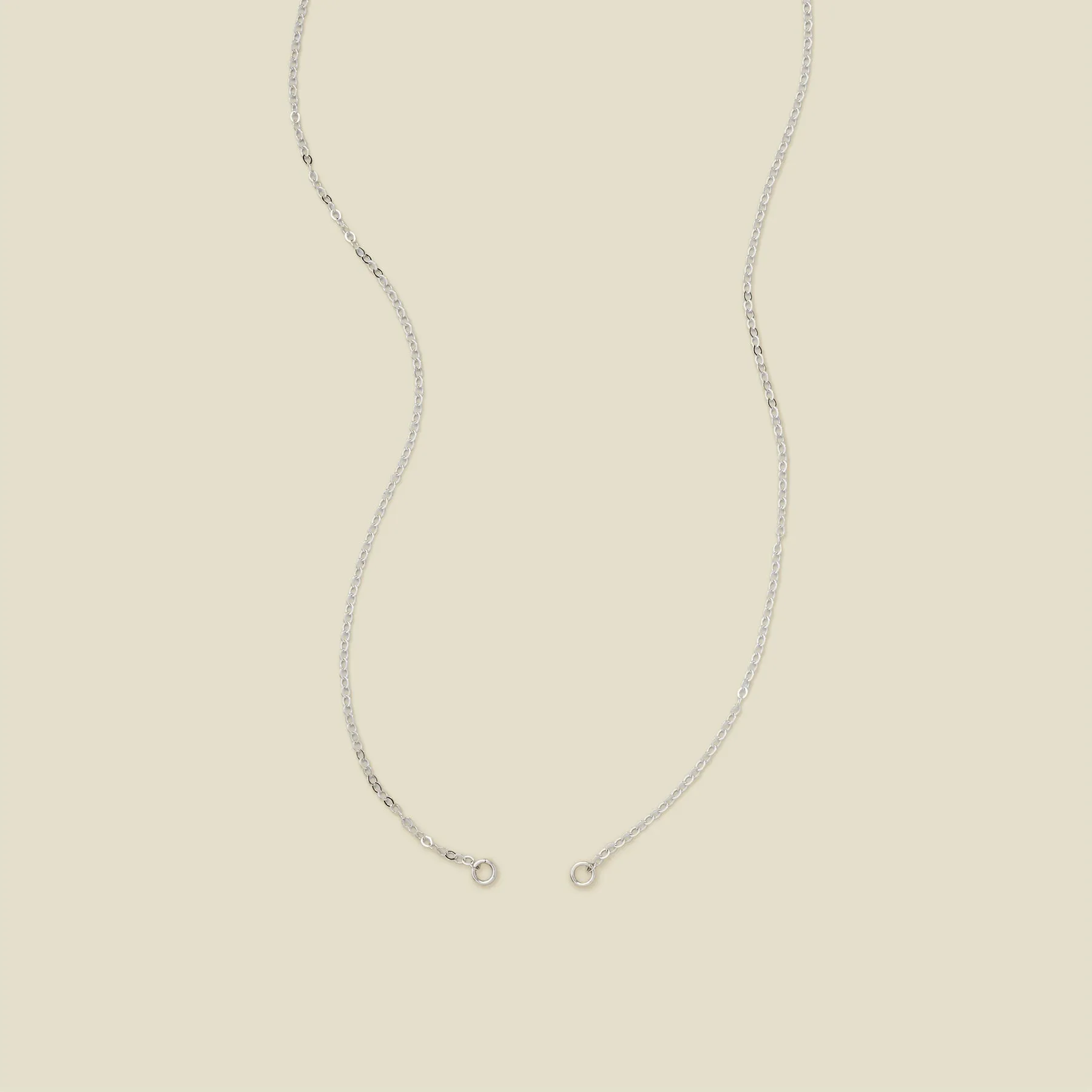 Flat Cable Charm Necklace