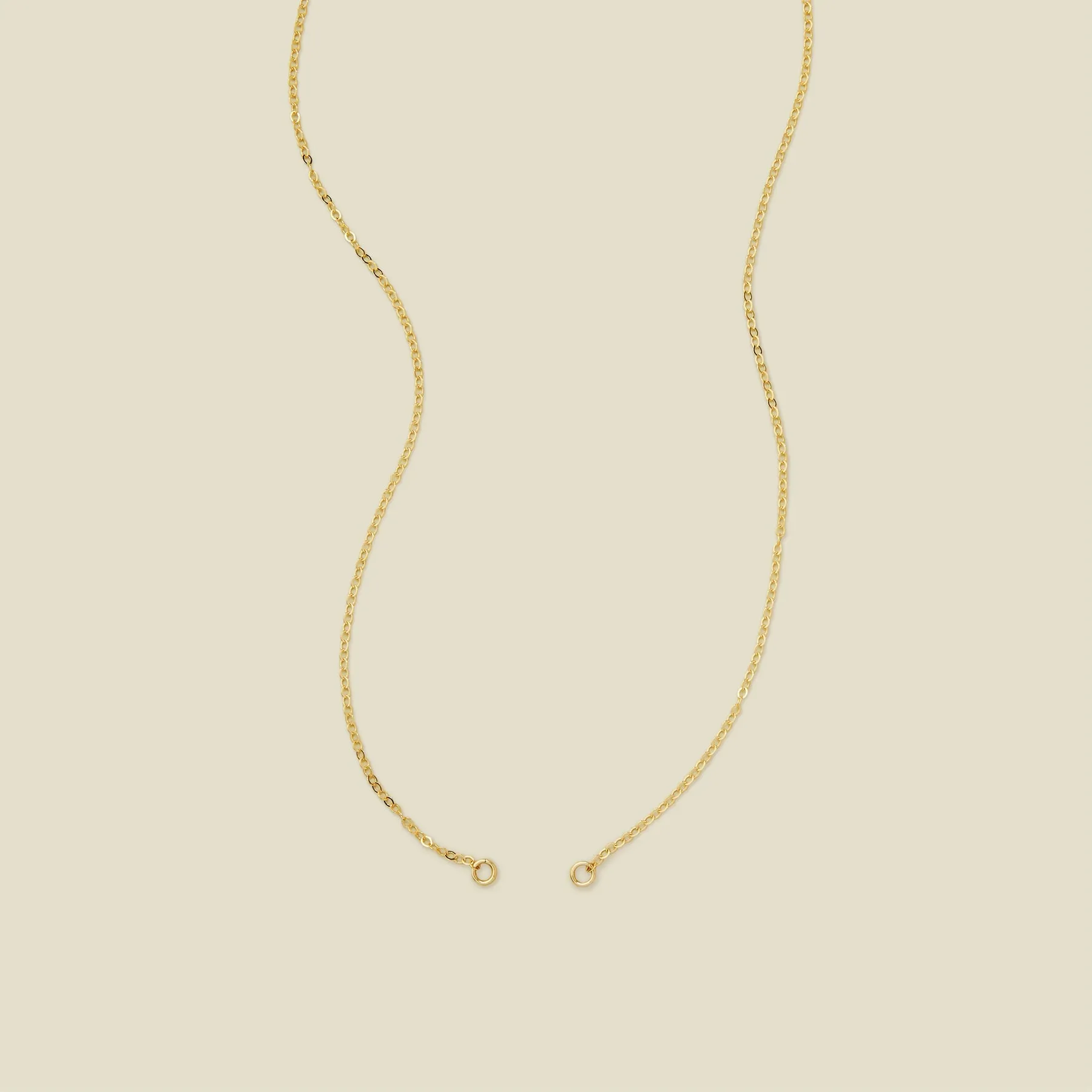 Flat Cable Charm Necklace