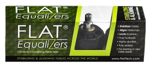 FLAT Equalizers (Stabilizing Table Feet) - 1/4" -20 Thread Size