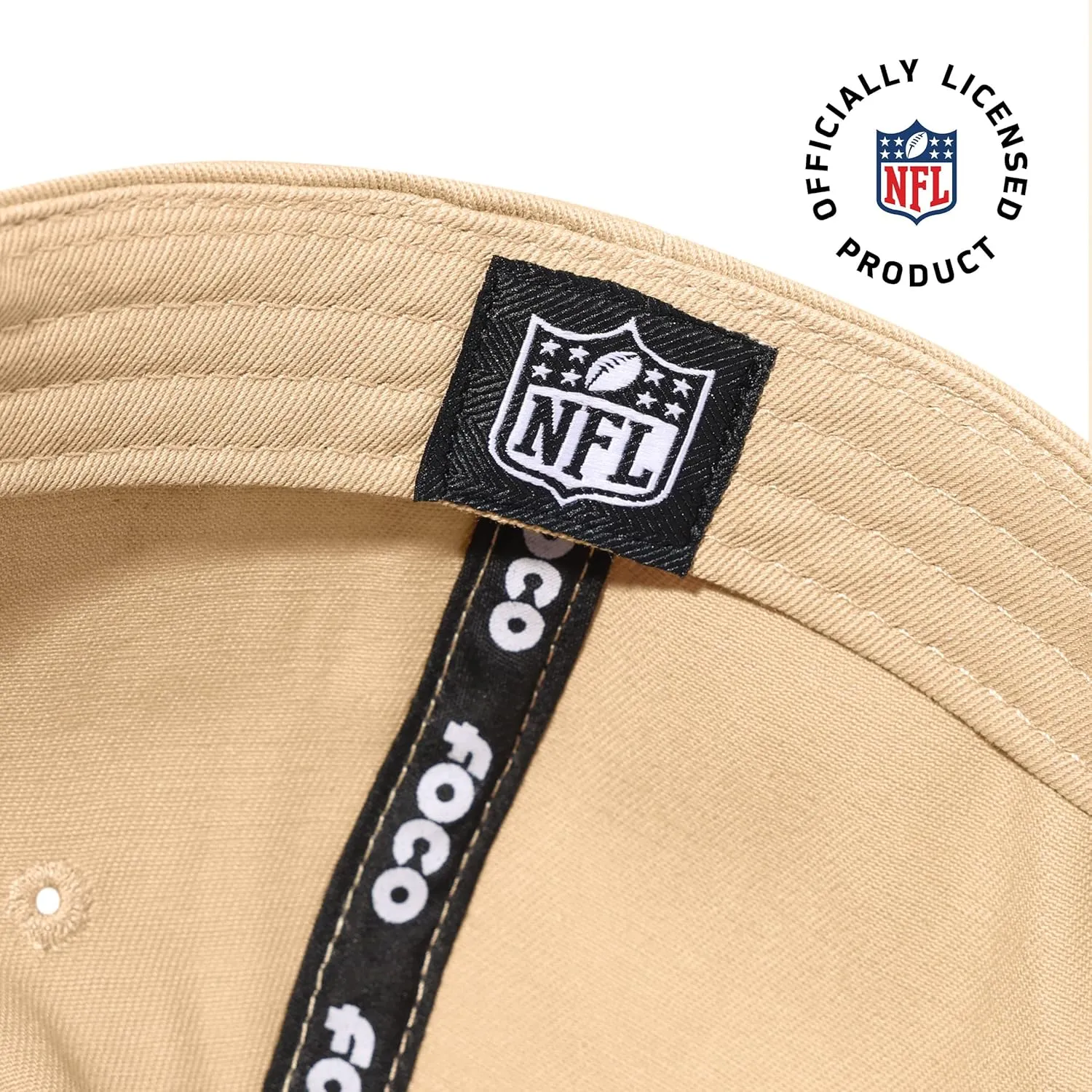 FOCO Men's NFL Team Logo Signature Bars Marquee Rf Hat Caps