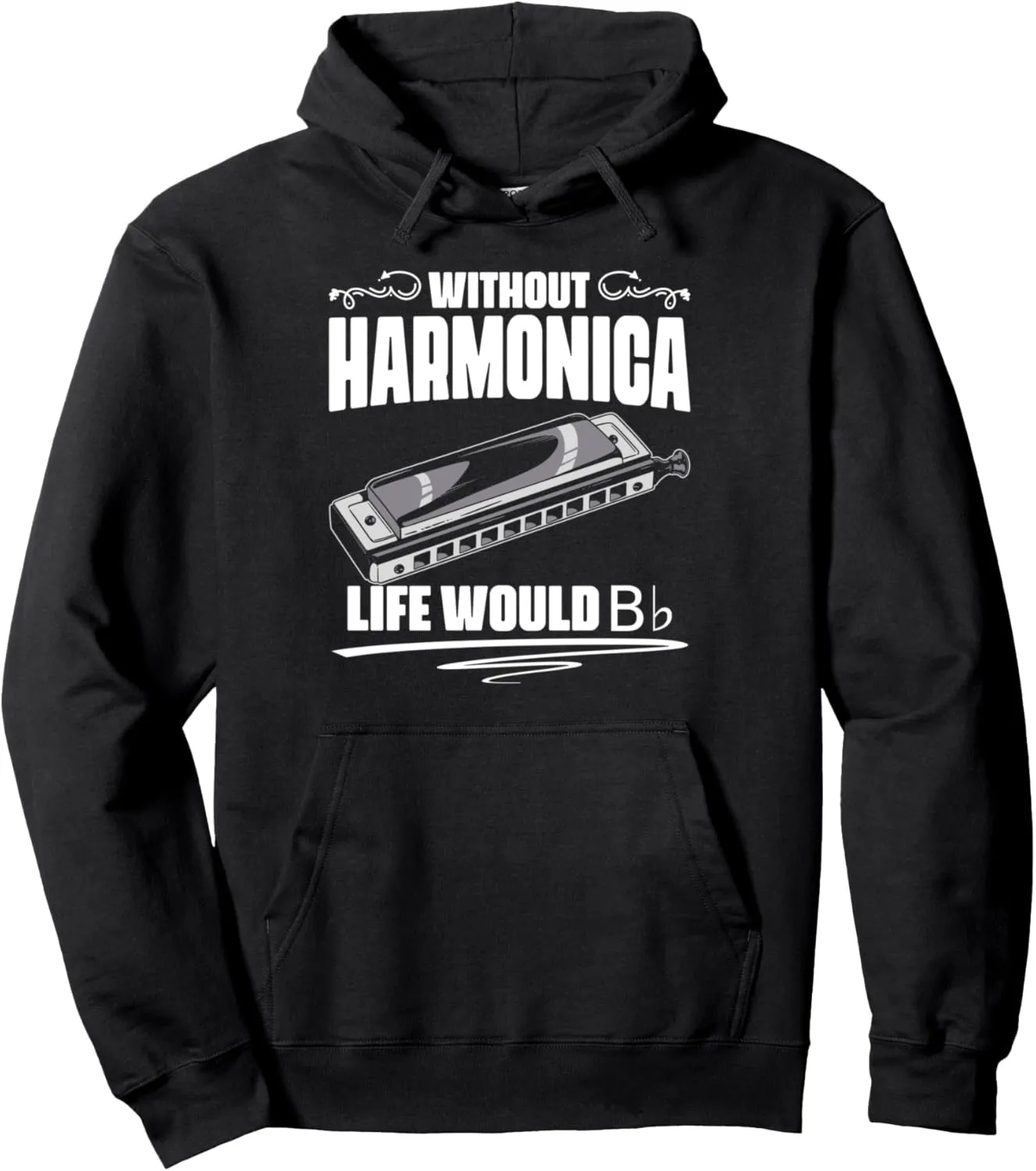 French Harp Pullover Hoodie
