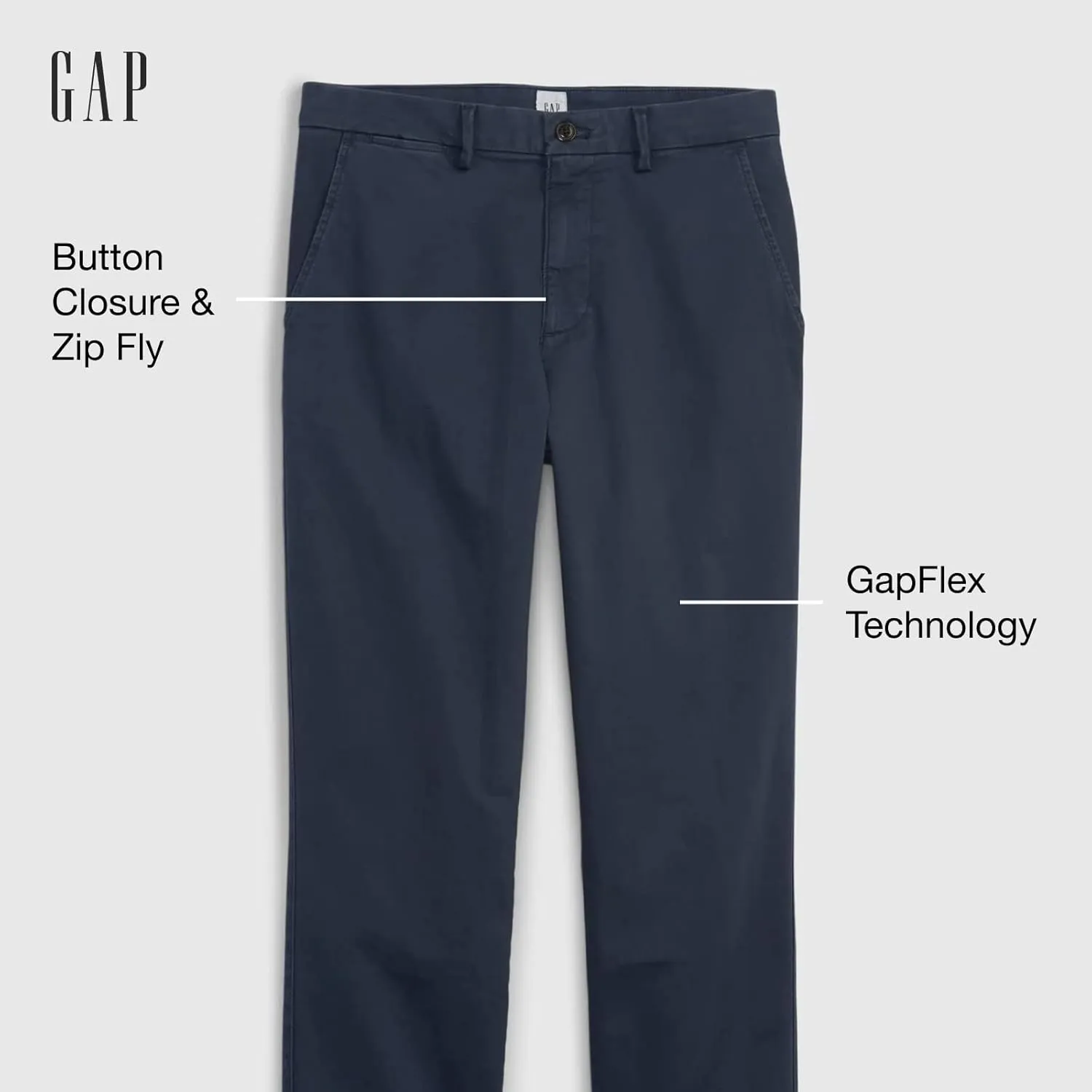 GAP Essential Khaki Straight Taper Fit