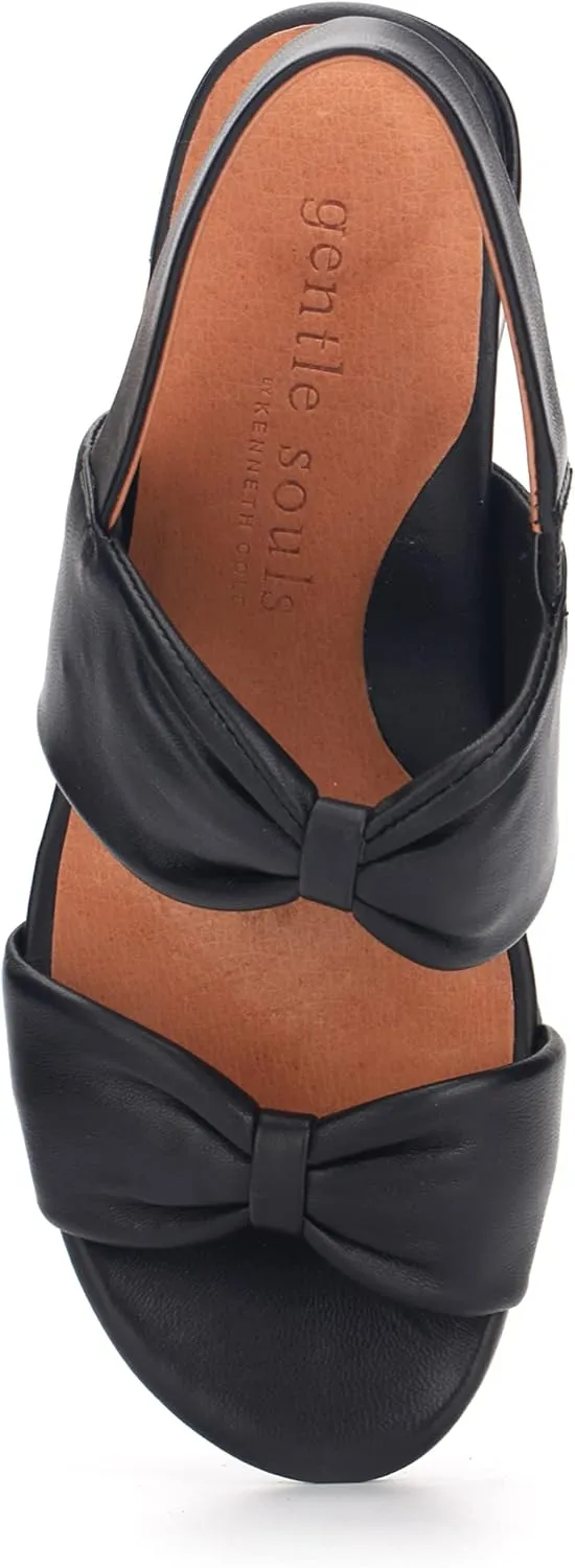Gentle Souls by Kenneth Cole Women's Charlene Two Knot Heeled Sandal