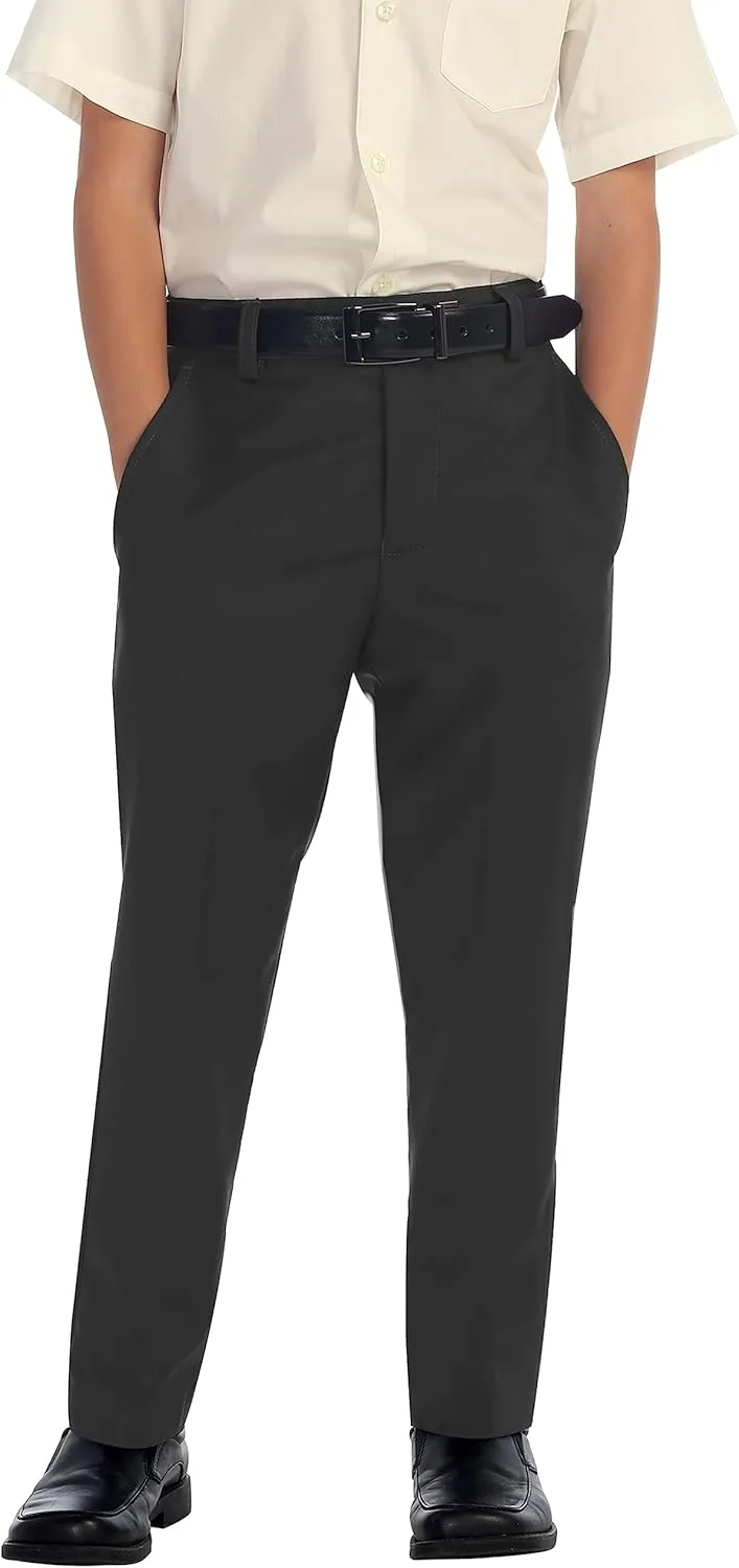 Gioberti Boys Flat Front Dress Pants