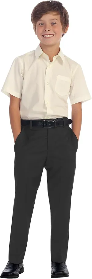 Gioberti Boys Flat Front Dress Pants