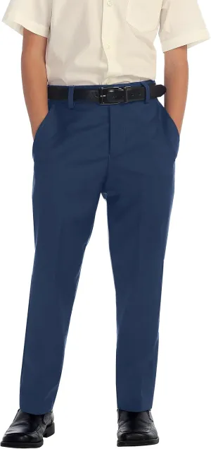 Gioberti Boys Flat Front Dress Pants