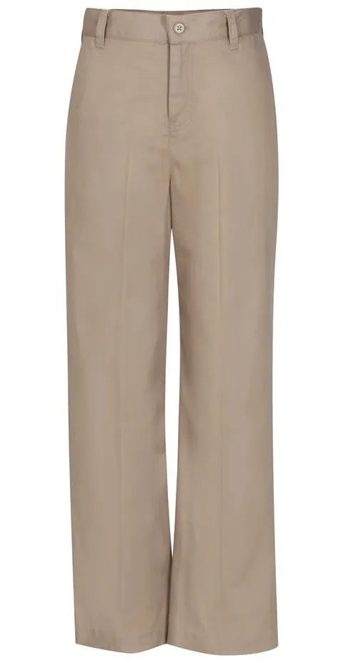 Girls Slim Adj. Flat Front Trouser